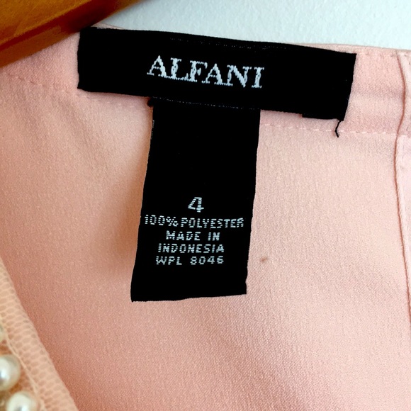 Alfani Sleeveless Pearl And Rhinestone Top - Picture 3 of 6